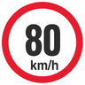 80 km/h speed limit